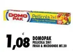 Compri Meglio Domopak pellicola 2in1 frigo & microonde mt.20 offerta