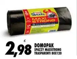 Compri Meglio Domopak spazzy maxistrong trasparenti 80x120 offerta