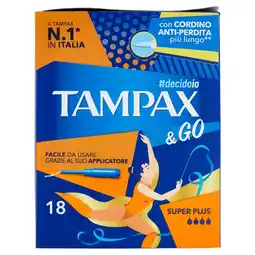 Spazio Conad ASSORBENTI INTERNI TAMPAX & GO offerta