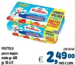 Del Prete Distribuzioni FRUTTOLO pacco doppio misto offerta