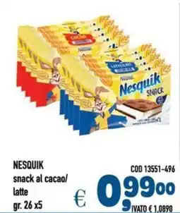 Del Prete Distribuzioni NESQUIK snack al cacao/ latte offerta