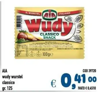 Del Prete Distribuzioni AIA wudy wurstel classico offerta