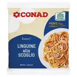 Spazio Conad LINGUINE ALLO SCOGLIO O PAELLA DI MARE CONAD offerta