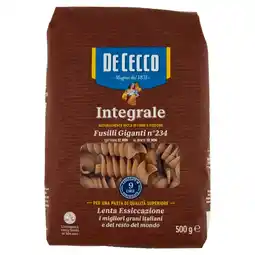 Spazio Conad PASTA DI SEMOLA INTEGRALE DE CECCO offerta