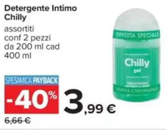 Carrefour Detergente Intimo Chilly offerta