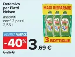 Carrefour Detersivo per Piatti Nelsen offerta