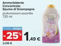 Carrefour Ammorbidente Concentrato Spuma di Sciampagna offerta