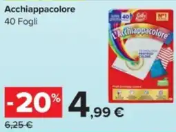 Carrefour Acchiappacolore 40 Fogli offerta