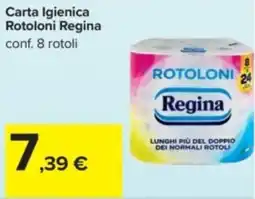 Carrefour Carta Igienica Rotoloni Regina offerta