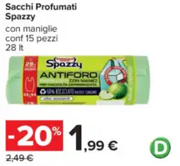 Carrefour Sacchi Profumati Spazzy offerta