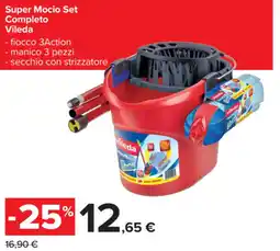 Carrefour Super Mocio Set Completo Vileda offerta