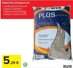 Carrefour Pellet Plus Premium A1 offerta