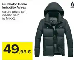 Carrefour Giubbotto Uomo Imbottito Avirex offerta