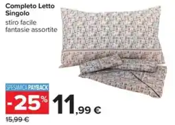 Carrefour Completo Letto Singolo offerta