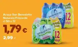 Oasi Acqua San Benedetto Naturale/Frizzante offerta