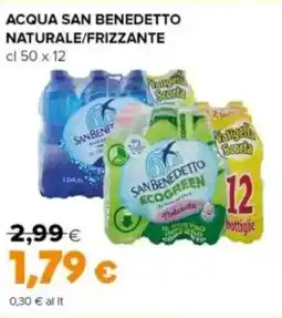 Oasi Acqua san benedetto naturale/frizzante offerta