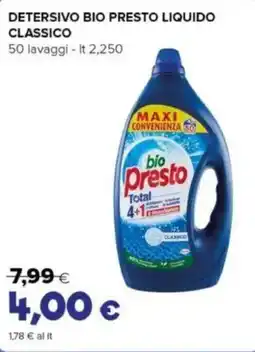 Oasi Detersivo bio presto liquido classico offerta