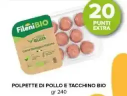 Oasi Polpette di pollo e tacchino bio offerta