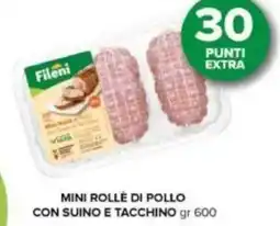Oasi Mini rolle di pollo con suino e tacchino offerta