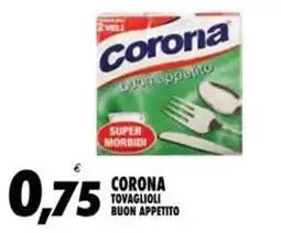 Compri Meglio Corona tovaglioli buon appetito offerta