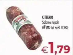 MerSi Supermercati CITTERIO Salame napoli all'etto offerta