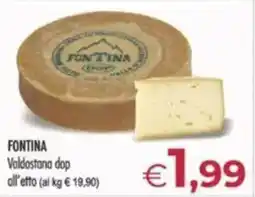 MerSi Supermercati FONTINA Valdostana dop all'etto offerta