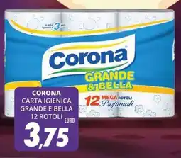 Compri Meglio Corona carta igienica grande e bella 12 rotoli offerta