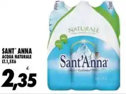 Compri Meglio Sant'anna acqua naturale offerta