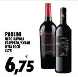 Compri Meglio Paolini nero davola frappato/syrah ietta focu offerta