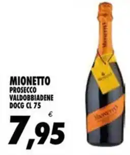 Compri Meglio Mionetto prosecco valdobbiadene DOCG offerta