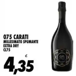 Compri Meglio 075 carati millesimato spumante extra dry offerta