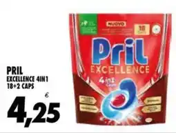 Compri Meglio Pril excellence 4in1 18+2 caps offerta
