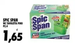 Compri Meglio Spic span wc tavoletta pino pz.4 offerta