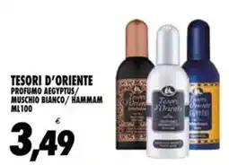 Compri Meglio Tesori d'oriente profumo aegyptus/ muschio bianco/hammam offerta
