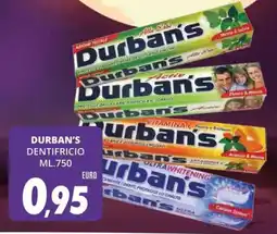 Compri Meglio Durban's dentifricio offerta