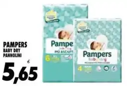Compri Meglio Pampers baby dry pannolini offerta