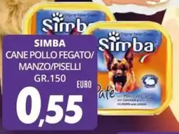 Compri Meglio Simba cane pollo fegato/ manzo/piselli offerta