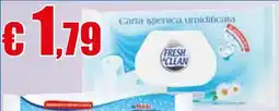 Casalandia FRESH & CLEAN Salviette carta igienica 48 pz Salviette personal care MAXI 40 pz offerta