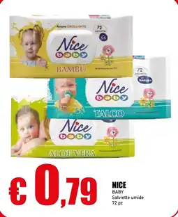 Casalandia NICE Baby Salviette umide 72 pz offerta