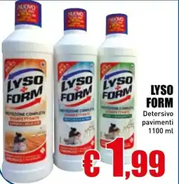Casalandia LYSO FORM Detersivo pavimenti offerta