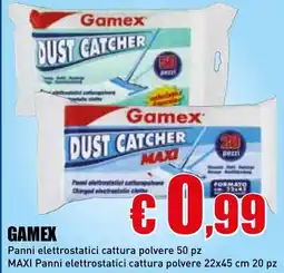 Casalandia GAMEX Panni elettrostatici cattura polvere 50 pz offerta