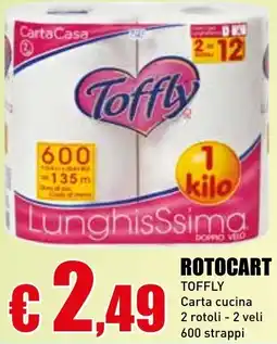 Casalandia ROTOCART Toffly Carta cucina offerta
