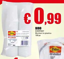 Casalandia BIBO Everyday bicchieri in plastica 100 pz offerta