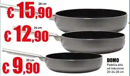 Casalandia DOMO Padella alta ad induzione 20 cm offerta