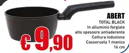 Casalandia ABERT Total black in alluminio forgiato offerta