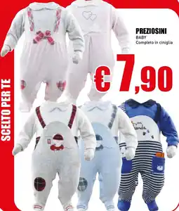 Casalandia PREZIOSINI baby completo in ciniglia offerta