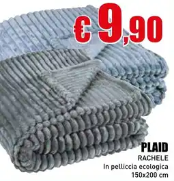 Casalandia Plaid rachele In pelliccia ecologica 150x200 cm offerta