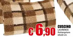Casalandia Cuscino laurence rettangolare 40x60 cm offerta