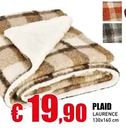 Casalandia Plaid laurence 130x160 cm offerta