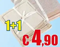 Casalandia UNO Set 2 asciugamani offerta